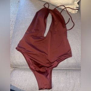 Zara one piece bathing suit